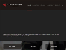 Tablet Screenshot of markettraders.co.za